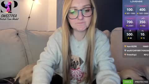 short sweetpea online show from 01/01/25, 10:03