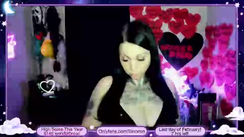 Sinomin online show from 03/01/25, 01:00