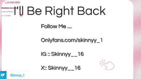 Skinnyy   online show from 05/12/26, 10:12