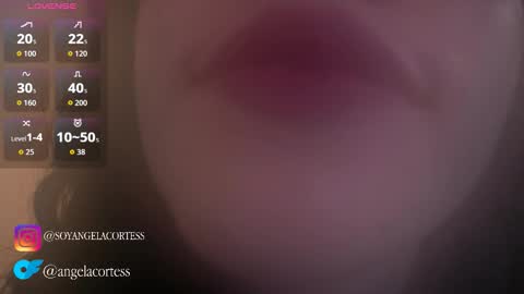 Snapshot of soyangelacortes chatting on 10/21/25, 09:37 soyangelacortes online show from 10/21/25, 09:37