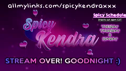 Snapshot of spicykendra chatting on 03/12/25, 06:18 Kendra online show from 03/12/25, 06:18