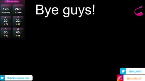 su_ssie online show from 01/07/25, 03:03