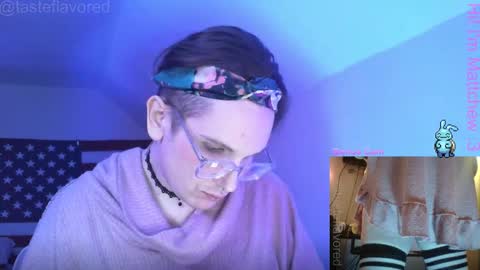 Snapshot of tasteflavored_femboy chatting on 02/15/25, 11:14 Taste online show from 02/15/25, 11:14