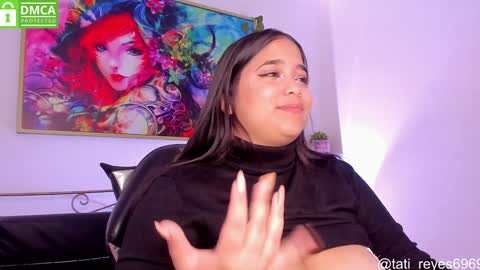 Snapshot of tati_reyes chatting on 01/13/25, 01:06 Tatiana --- Schedule Monday to Sundays 800 to 200 UTC-5 online show from 01/13/25, 01:06