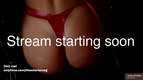 Snapshot of thecherie chatting on 09/19/25, 07:47 Cherie online show from 09/19/25, 07:47