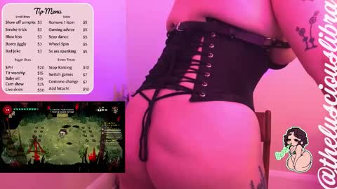 Snapshot of thelusciouslibra chatting on 10/27/25, 08:46 thelusciouslibra online show from 10/27/25, 08:46
