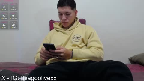 Thiago independent model online show from 02/14/25, 09:03