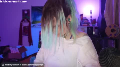 Snapshot of tricky_nymph chatting on 12/07/24, 05:59 Cassie online show from 12/07/24, 05:59