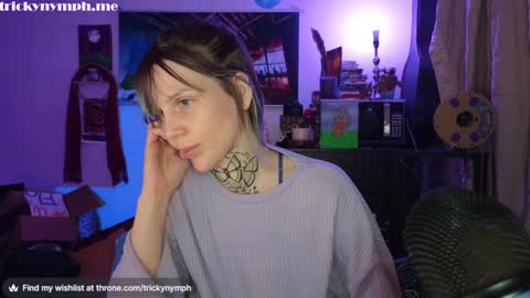 Snapshot of tricky_nymph chatting on 12/07/24, 09:06 Cassie online show from 12/07/24, 09:06