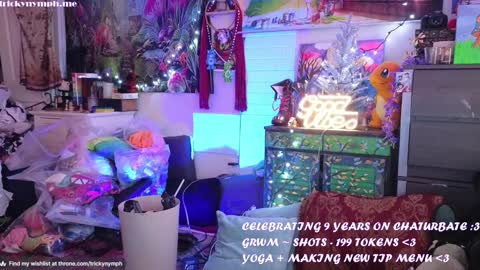 Snapshot of tricky_nymph chatting on 12/22/24, 10:25 Cassie online show from 12/22/24, 10:25