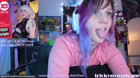 Snapshot of tricky_nymph chatting on 01/04/25, 07:13 Cassie online show from 01/04/25, 07:13