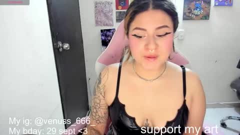 Snapshot of venussx_x chatting on 09/11/25, 06:52 Venus MY BDAY 29 SEPT online show from 09/11/25, 06:52