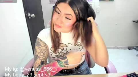 Snapshot of venussx_x chatting on 09/25/25, 06:44 Venus MY BDAY 29 SEPT online show from 09/25/25, 06:44