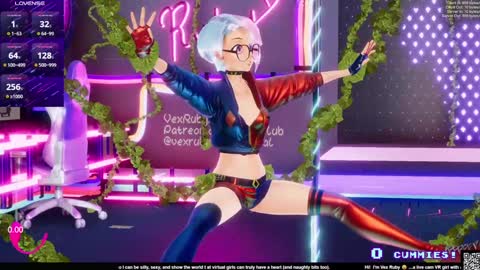 Snapshot of vexruby chatting on 02/01/25, 02:05 Vex Ruby online show from 02/01/25, 02:05