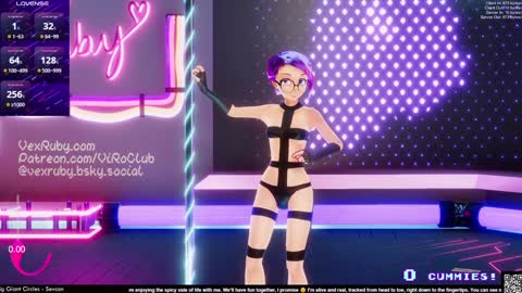 Snapshot of vexruby chatting on 02/07/25, 01:36 Vex Ruby online show from 02/07/25, 01:36