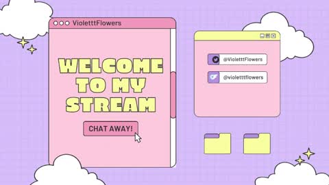 Violet Flowers online show from 05/25/26, 04:46