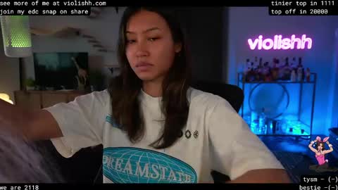 Snapshot of violishh chatting on 05/04/26, 11:56 follow me on twitter violishh and ig violishh online show from 05/04/26, 11:56