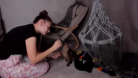 Snapshot of why_again_me chatting on 02/22/25, 06:41 Veronica online show from 02/22/25, 06:41