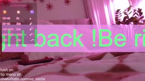 Xo Sadie online show from 12/02/25, 07:03