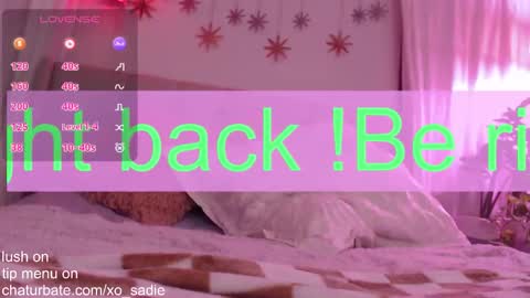 Xo Sadie online show from 03/01/26, 09:55