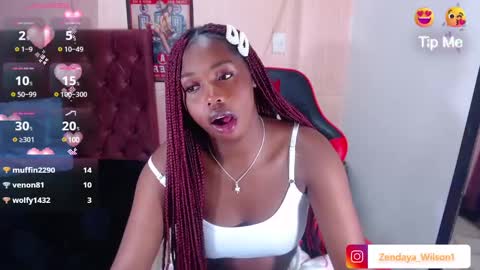 Snapshot of zendaya_wilson1 chatting on 02/23/25, 08:39 Zendaya Wilson online show from 02/23/25, 08:39