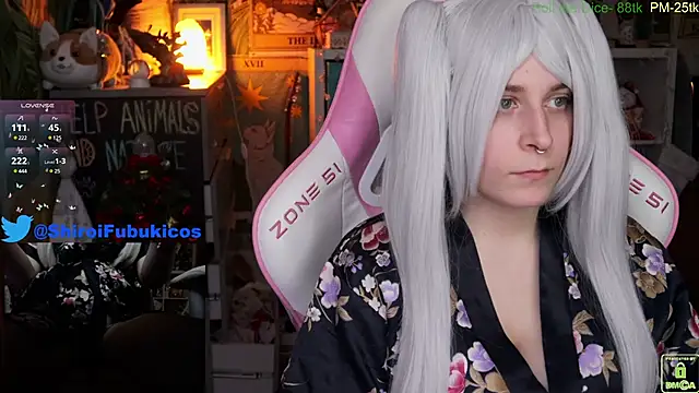 ShiroiFubuki online show from 12/13/24, 06:59