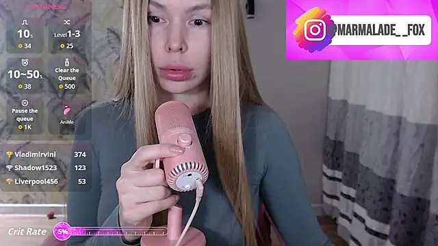 Marmalade Fox online show from 04/16/26, 04:52