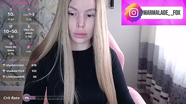 Marmalade Fox online show from 04/18/26, 04:16