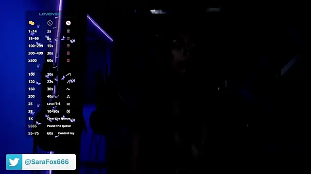 Sara Foxx1 online show from 10/08/25, 08:06