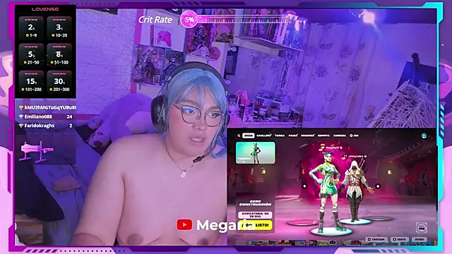 Snapshot of MegariaB chatting on 02/03/25, 07:40 MegariaB online show from 02/03/25, 07:40