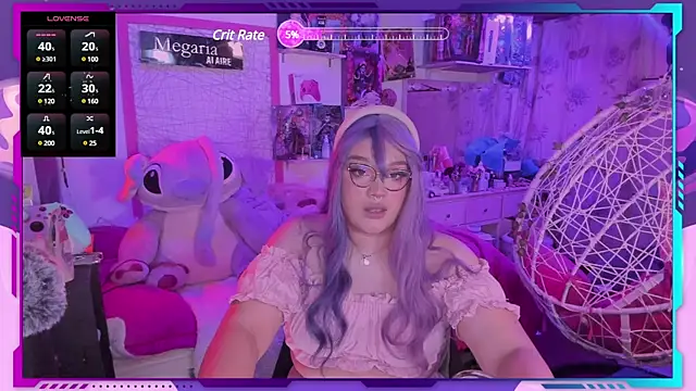 Snapshot of MegariaB chatting on 02/27/25, 04:41 MegariaB online show from 02/27/25, 04:41