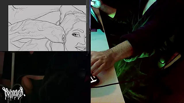 Snapshot of DrenchedArt chatting on 01/03/25, 08:54 DrenchedArt online show from 01/03/25, 08:54