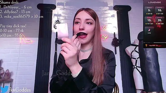 Snapshot of Jane_Goddess chatting on 03/22/25, 02:47 Jane Goddess online show from 03/22/25, 02:47