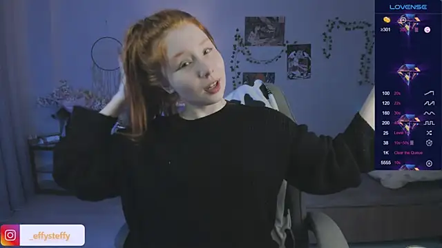 Snapshot of CallMeEffy1 chatting on 11/22/25, 07:57 CallMeEffy1 online show from 11/22/25, 07:57