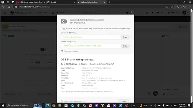 Houstonslong1 online show from 01/19/25, 11:01