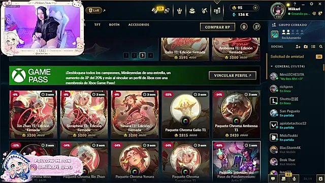 Ahri Elderwood online show from 07/17/26, 04:30