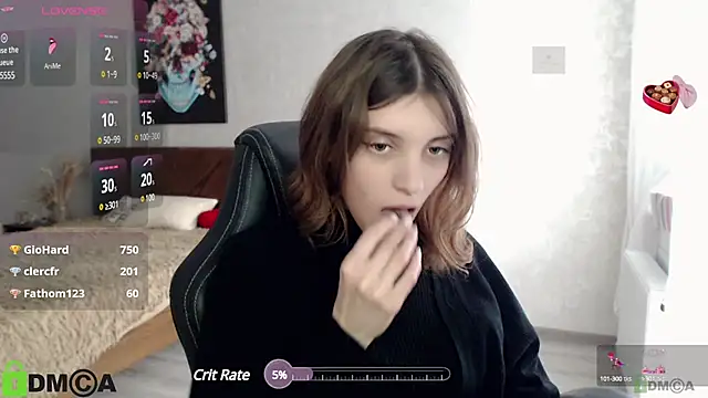Snapshot of CherryBloom777 chatting on 01/21/25, 10:52 CherryBloom777 online show from 01/21/25, 10:52