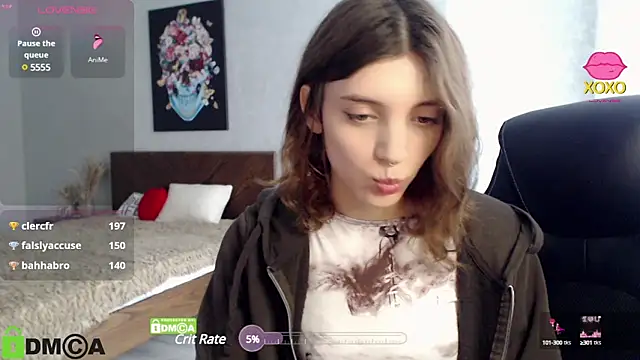 Snapshot of CherryBloom777 chatting on 01/26/25, 10:34 CherryBloom777 online show from 01/26/25, 10:34