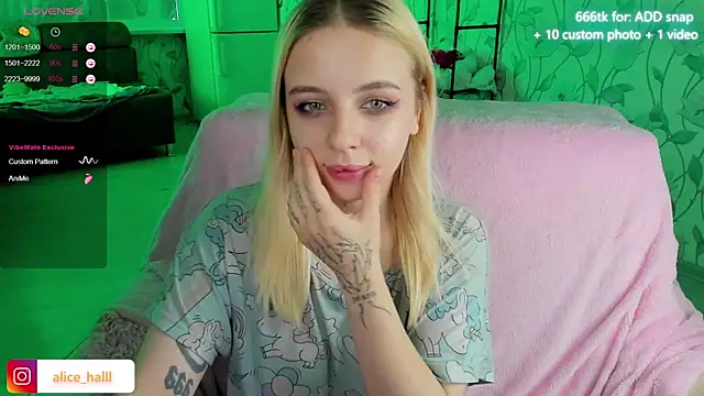 Alice Halle online show from 12/14/24, 04:45