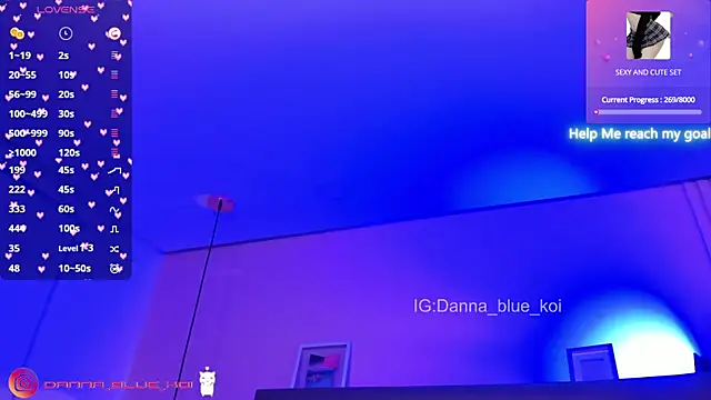 blue koi online show from 01/28/25, 07:22