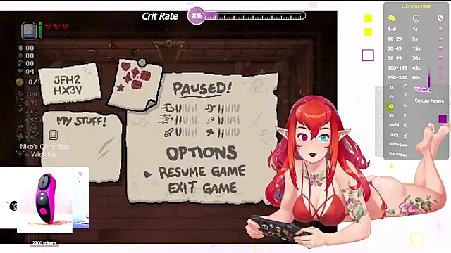 NikkoTyan online show from 12/31/24, 09:42