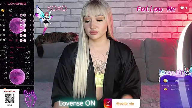 Eva Evile online show from 02/23/25, 09:11