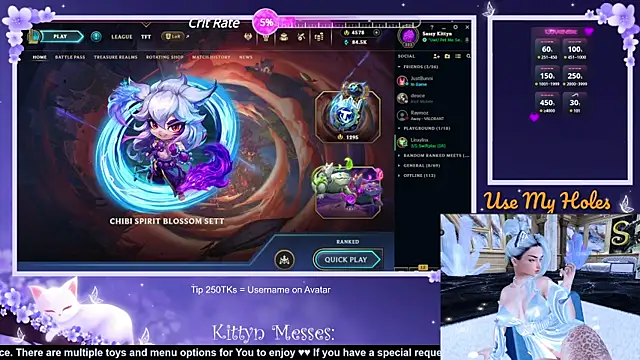 Snapshot of SassyKittyn chatting on 01/10/25, 06:20 SassyKittyn online show from 01/10/25, 06:20
