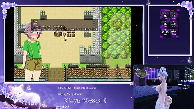 Snapshot of SassyKittyn chatting on 02/14/25, 09:24 SassyKittyn online show from 02/14/25, 09:24