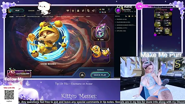 Snapshot of SassyKittyn chatting on 03/20/25, 04:29 SassyKittyn online show from 03/20/25, 04:29