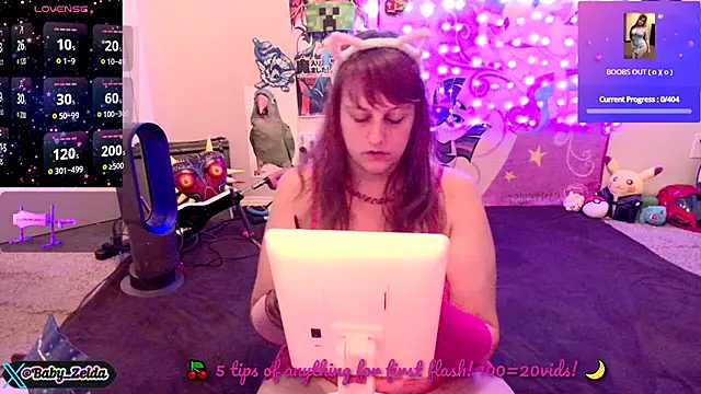 BabyZelda online show from 12/23/25, 07:17
