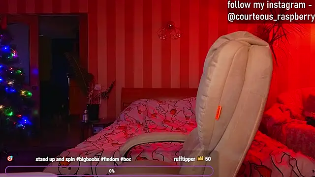 courteous raspberrry online show from 12/26/24, 01:21