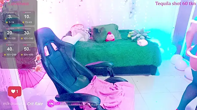 Snapshot of MilkyXSakura chatting on 02/17/25, 03:36 MilkyXSakura online show from 02/17/25, 03:36