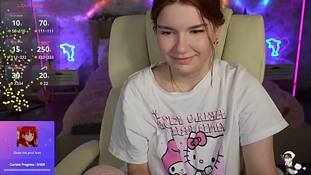 RedShinee online show from 01/31/25, 05:19