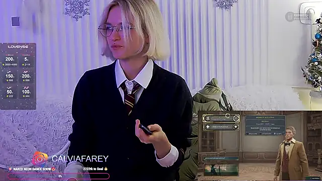 calviafarey online show from 11/28/25, 07:44